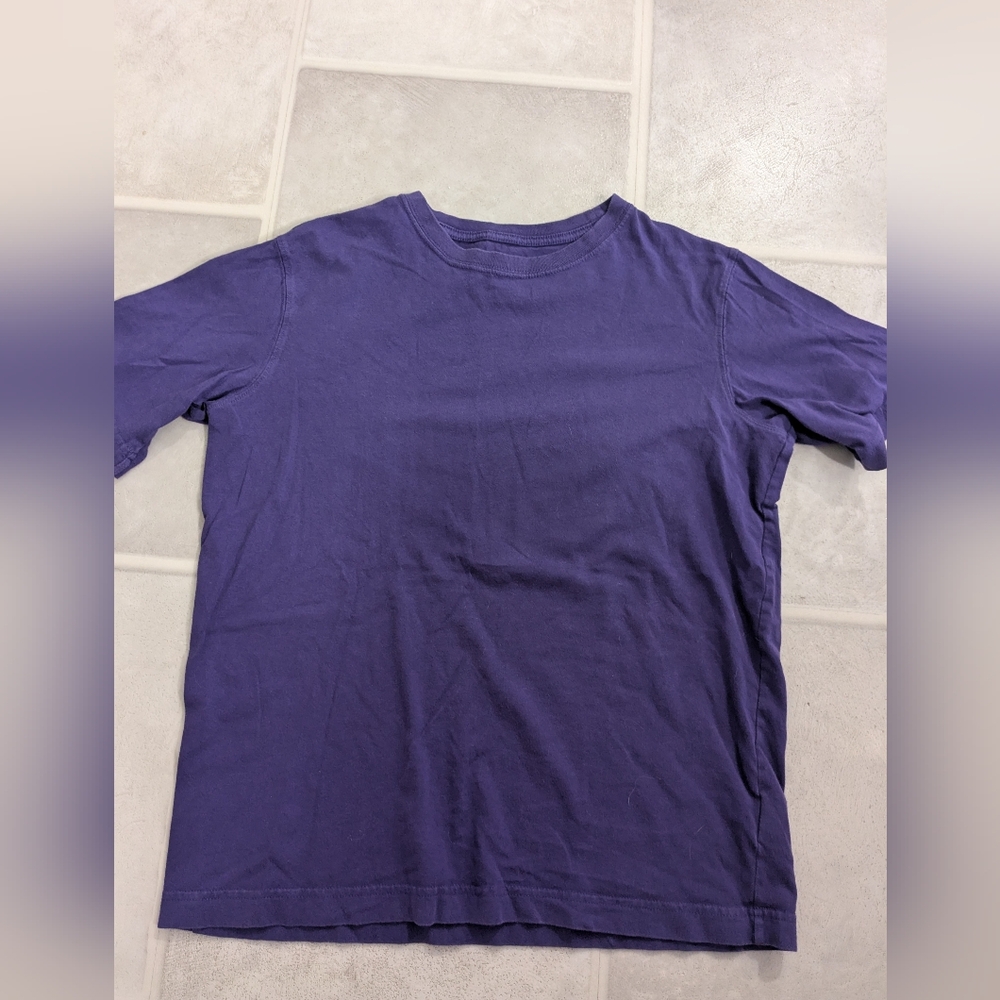 Lands' End Kid's Short Sleeve Tee - Deep Purple